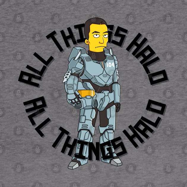 Halo x Simpsons Fred-104 by All Things Halo